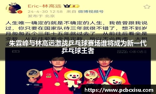 朱霖峰与林高远激战乒乓球赛场谁将成为新一代乒乓球王者